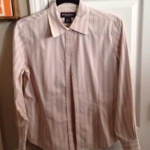 Brooks Brothers candy color stripped button down